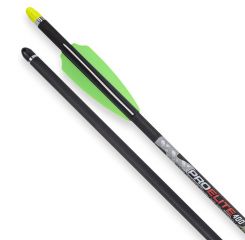 20" TenPoint Pro Elite 400, 3" Q2i Fusion X-II Vanes, .003, Alu Insert, Alpha Nock HP gelb (6er Pack) (4675)