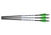 18" Excalibur V-Flight Pro, 2.5&Prime; Q2i Fusion X-II Vanes, Messing Insert, Illuminated, Rhino Beacon V-Nock (3 pk) (5419)