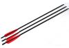 22" Eastman Aluminum Crossbow Bolt 2219, 5" Vanes, Alu Insert, Halbmond Nock (970)